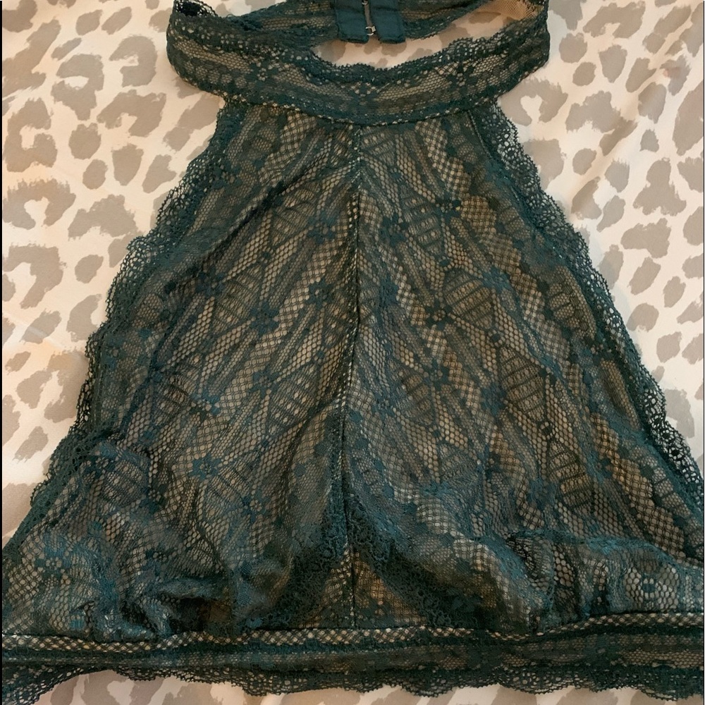 green lace bralette from Intimately, size small